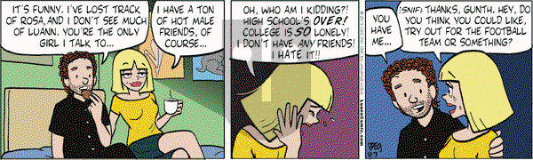 Luann on Friday August 7, 2015 Comic Strip