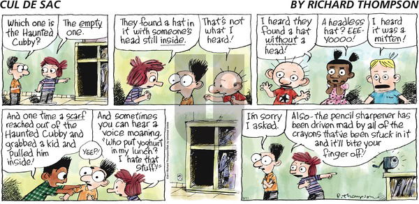 Cul de Sac on Sunday September 11, 2016 Comic Strip
