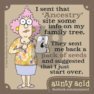 Aunty Acid on Tuesday December 12, 2017 Comic Strip