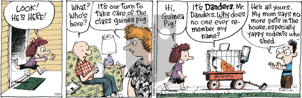 Cul de Sac on Monday July 24, 2017 Comic Strip