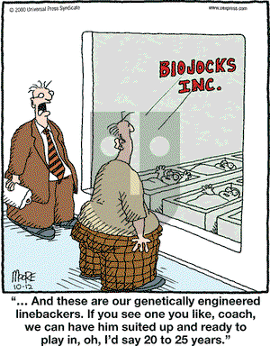 In the Bleachers on Thursday October 12, 2000 Comic Strip