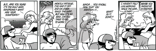 Doonesbury on Thursday April 27, 1995 Comic Strip