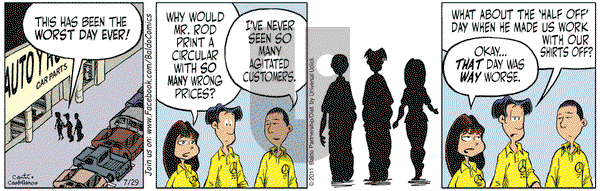 Baldo on Friday July 29, 2011 Comic Strip