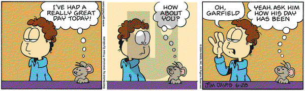 Garfield on Thursday November 18, 2004 Comic Strip
