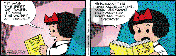 Nancy on Saturday October 24, 2015 Comic Strip