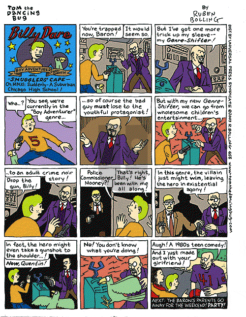 Tom the Dancing Bug on Saturday July 5, 2003 Comic Strip