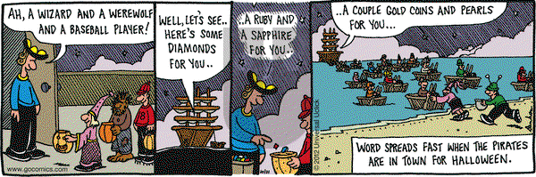 Overboard on Wednesday October 31, 2012 Comic Strip