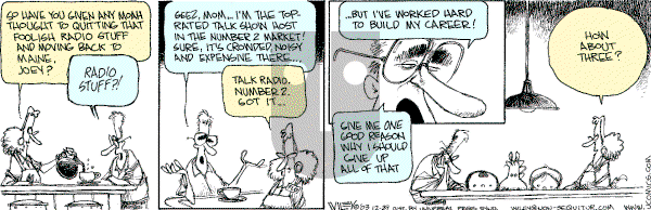 Non Sequitur on Monday December 29, 2003 Comic Strip