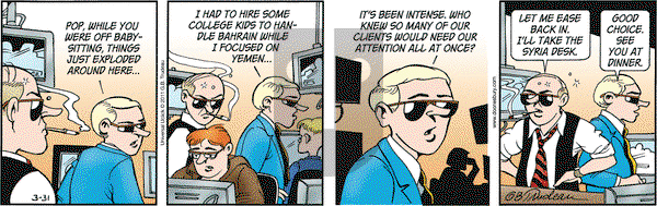 Doonesbury on Saturday March 31, 2012 Comic Strip