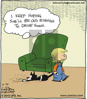 Kit 'N' Carlyle on Tuesday April 20, 2010 Comic Strip