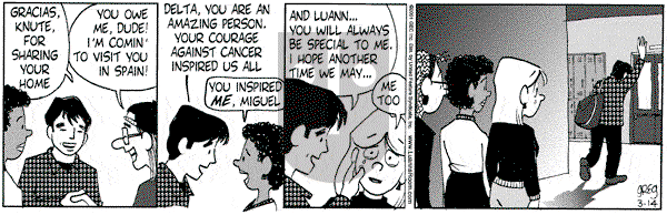 Luann on Wednesday March 14, 2001 Comic Strip