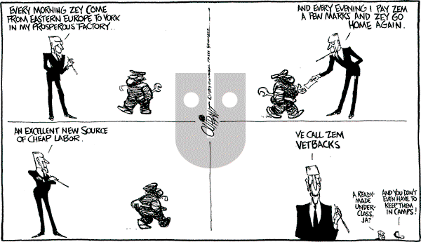 Pat Oliphant - Friday December 1, 1989 Comic Strip