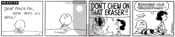 Peanuts on Friday December 30, 1977 Comic Strip