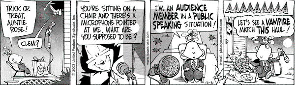 Rose is Rose on Friday October 31, 2003 Comic Strip