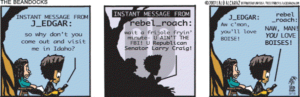 La Cucaracha on Wednesday October 10, 2007 Comic Strip