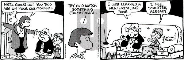 Lola on Saturday July 14, 2007 Comic Strip