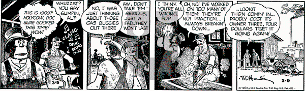 Alley Oop on Friday March 9, 1956 Comic Strip