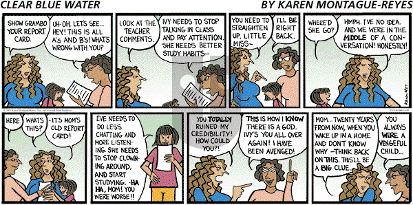 Clear Blue Water on Sunday July 3, 2005 Comic Strip