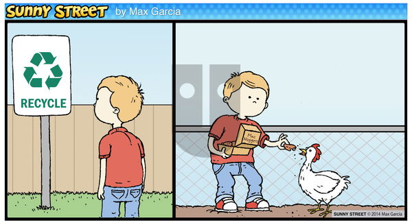 Sunny Street on Friday January 10, 2014 Comic Strip