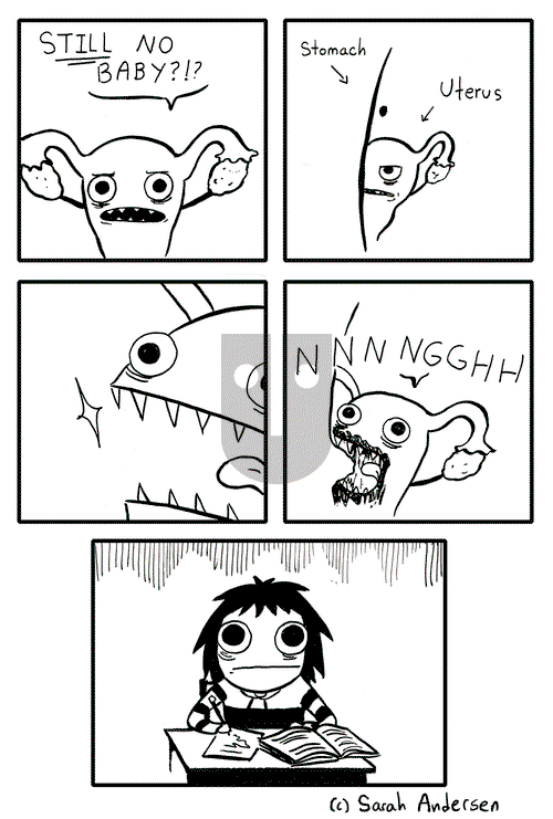 Sarah's Scribbles on Saturday February 1, 2014 Comic Strip