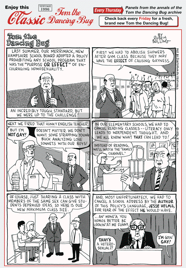 Tom the Dancing Bug on Thursday June 23, 2016 Comic Strip