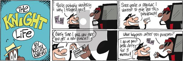 The Knight Life on Sunday April 23, 2017 Comic Strip