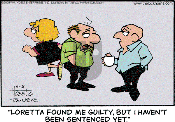 The Lockhorns on Saturday April 12, 2025 Comic Strip