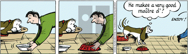Fred Basset on Thursday October 25, 2018 Comic Strip