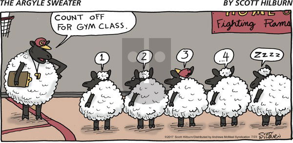 The Argyle Sweater on Sunday July 23, 2017 Comic Strip