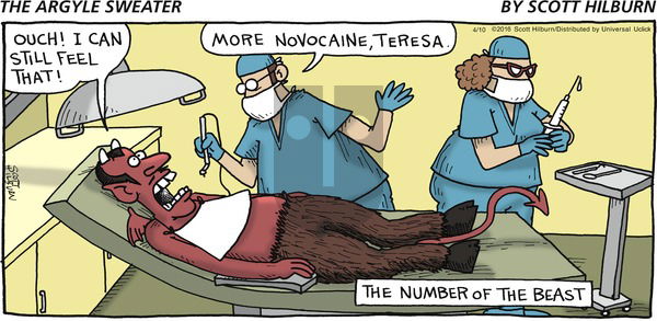 The Argyle Sweater on Sunday April 10, 2016 Comic Strip