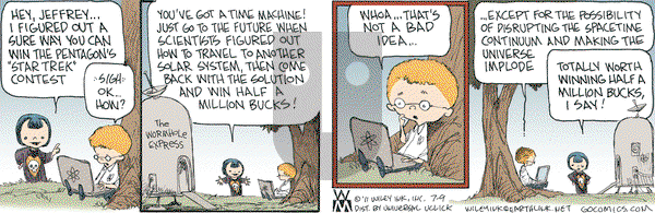 Non Sequitur on Saturday July 9, 2011 Comic Strip