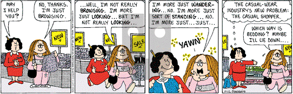 Cathy Classics - Monday November 12, 2012 Comic Strip