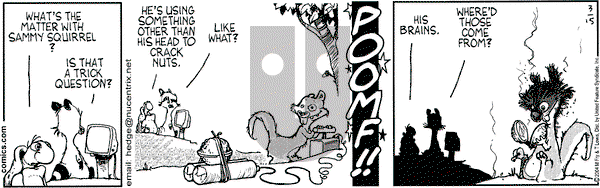 Over the Hedge on Monday March 15, 2004 Comic Strip