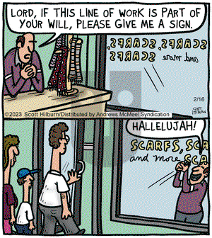 The Argyle Sweater - Thursday February 16, 2023 Comic Strip