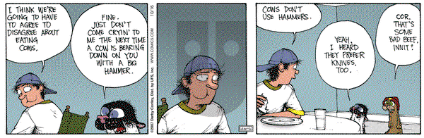 Get Fuzzy on Tuesday October 16, 2007 Comic Strip
