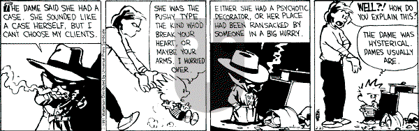 Calvin and Hobbes - Wednesday February 27, 1991 Comic Strip