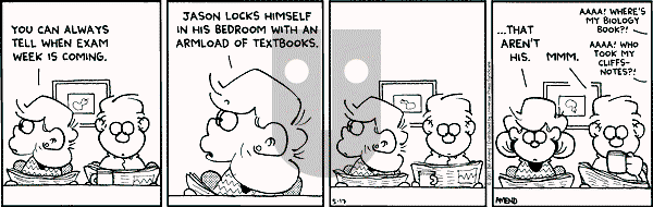 FoxTrot on Thursday May 17, 2001 Comic Strip