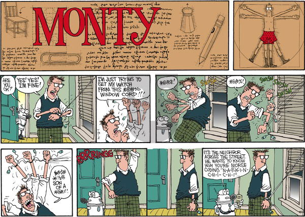 Monty on Sunday January 5, 2014 Comic Strip