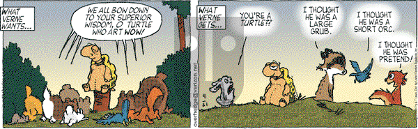 Over the Hedge on Tuesday April 21, 2009 Comic Strip