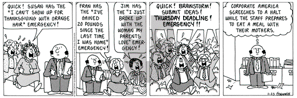 Cathy Classics on Monday November 25, 1996 Comic Strip