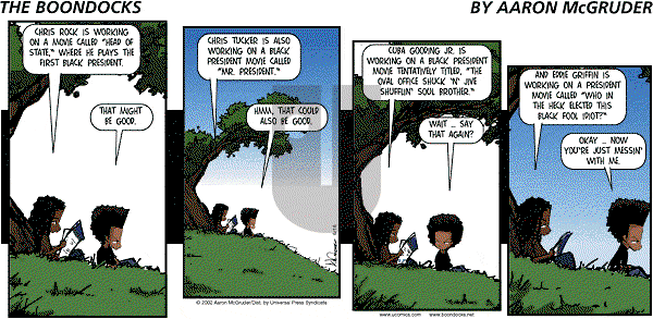 The Boondocks on Sunday March 30, 2025 Comic Strip