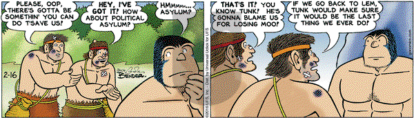 Alley Oop on Tuesday February 16, 2016 Comic Strip