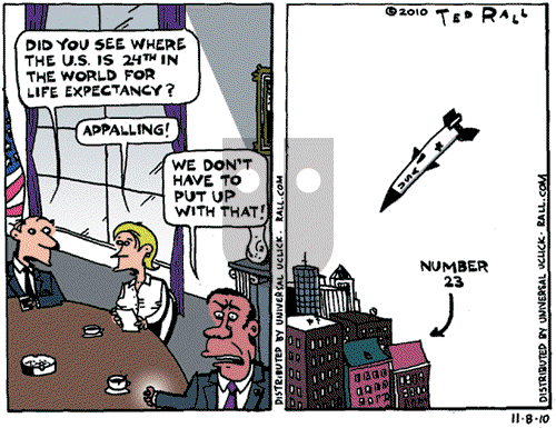 Ted Rall on Monday November 8, 2010 Comic Strip