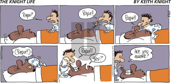 The Knight Life on Sunday July 26, 2015 Comic Strip