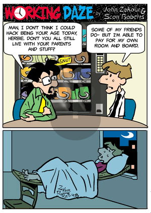 Working Daze on Tuesday April 8, 2025 Comic Strip