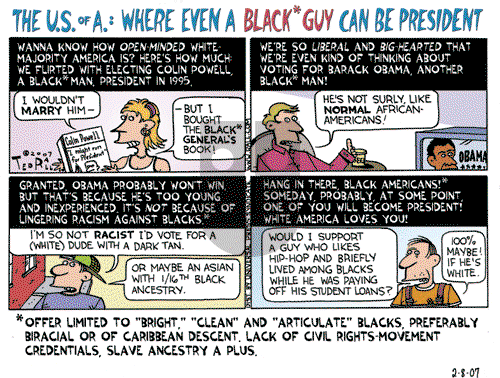 Ted Rall on Thursday February 8, 2007 Comic Strip