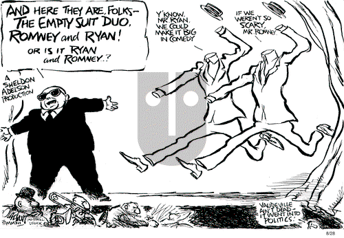 Pat Oliphant - Tuesday August 28, 2012 Comic Strip