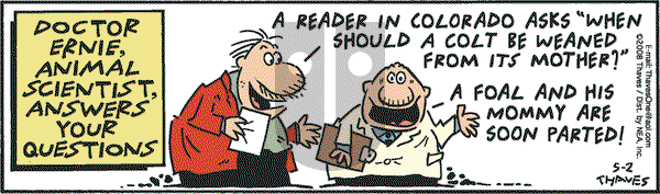 Frank and Ernest on Friday May 2, 2008 Comic Strip