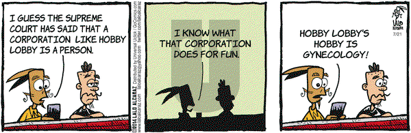 La Cucaracha on Monday July 21, 2014 Comic Strip