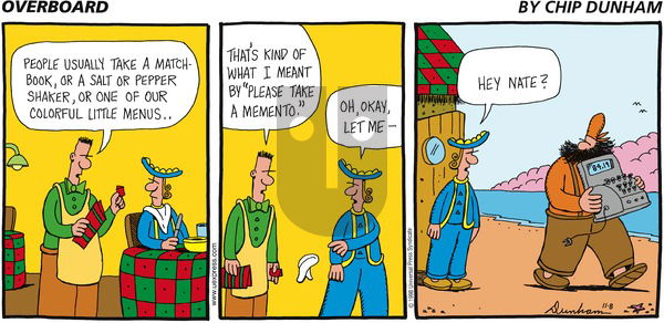 Overboard on Sunday November 8, 1998 Comic Strip
